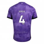 Camiseta Liverpool Jugador Virgil Tercera 2023-2024