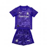 Camiseta Olympique Marsella Portero Nino 2025-2026 Purpura