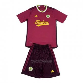 Camiseta Portland Timbers Tercera Nino 2024