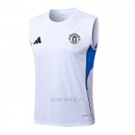 Camiseta de Entrenamiento Manchester United Sin Mangas 2025-2026 Blanco