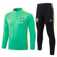 Chandal de Sudadera del Brasil 2026-2027 Verde