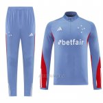 Chandal de Sudadera del Cruzeiro Nino 2025-2026 Azul