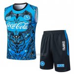 Chandal del Napoli Sin Mangas 2025-2026 Azul