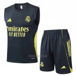 Chandal del Real Madrid Sin Mangas 2025-2026 Gris