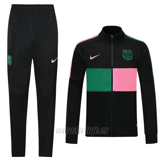 Chandal de Chaqueta del Barcelona Nino 2020-2021 Verde