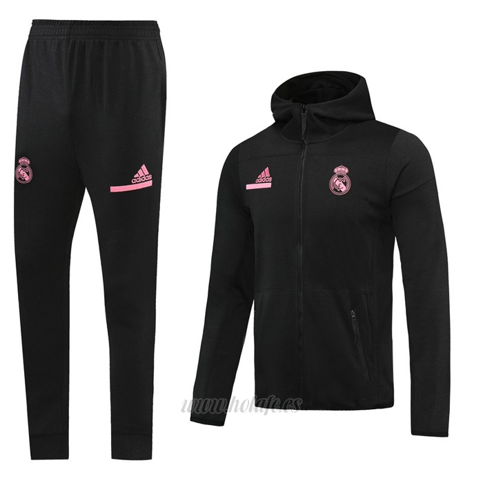 Comprar Chandal con Capucha del Real Madrid 2020-2021 Negro