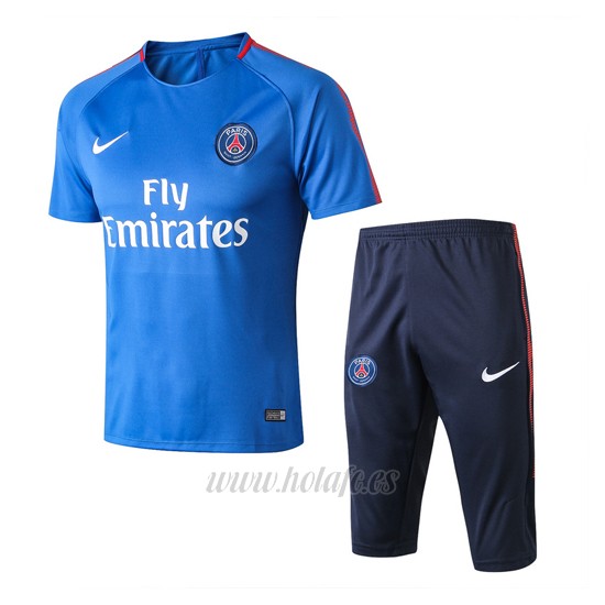 Comprar Chandal del Paris Saint-Germain Manga Corta 2017-2018 Azul