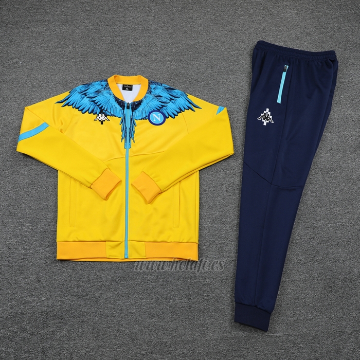 Comprar Chandal de Chaqueta del Napoli 2021-2022 Amarillo